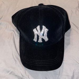 New York Velvet Rhinestone Hat